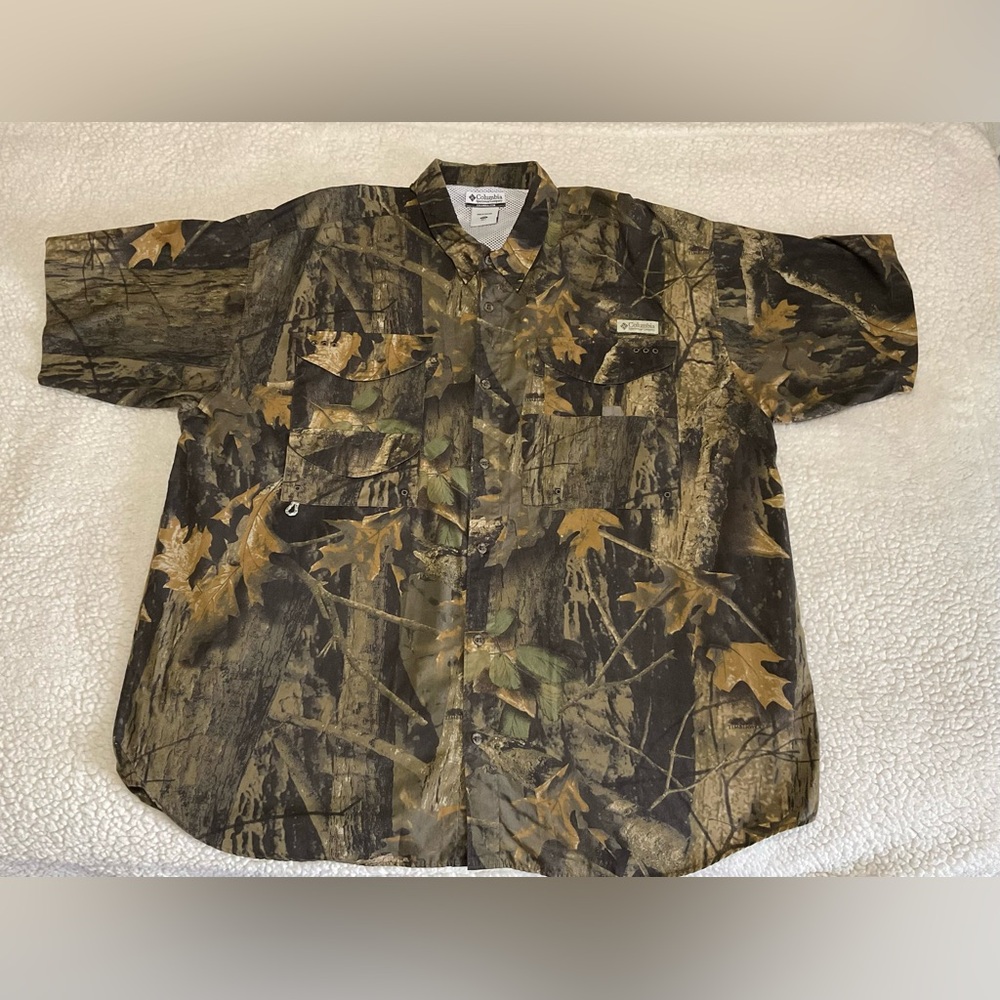 Columbia PFG camouflage shirt XXL men’s
